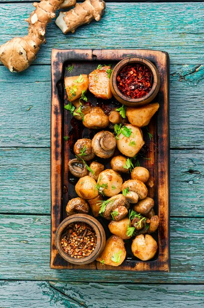 Deliciosa alcachofa de Jerusalén al horno