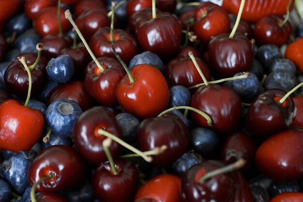 Deliciosa cereza roja