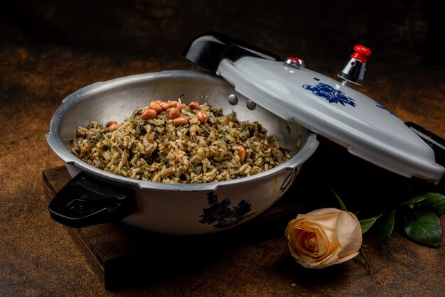 Deliciosa comida chinesa no banquete