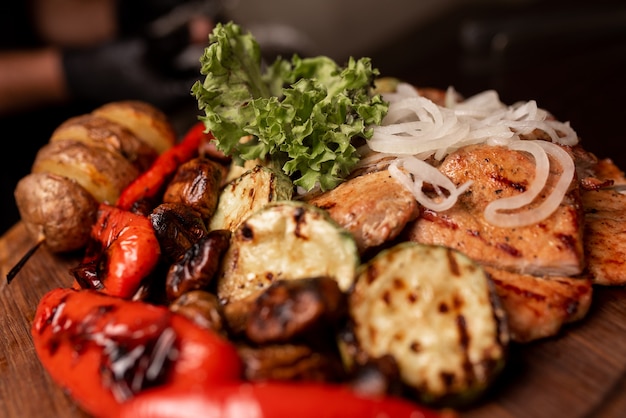 Deliciosa comida a la parrilla