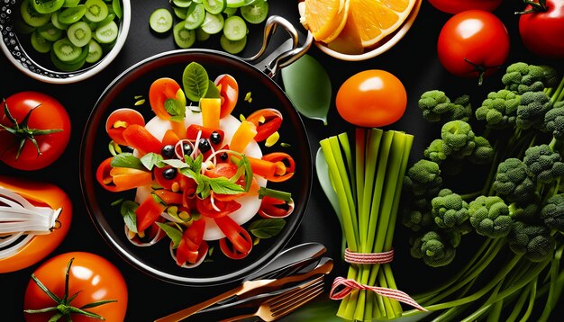 Deliciosa comida prato de frutas cartaz de negócios papel de parede ilustração de fundo fotografia HD