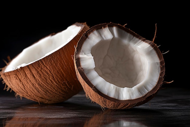 Una deliciosa composición que muestra la frescura y la versatilidad del coco en las artes culinarias