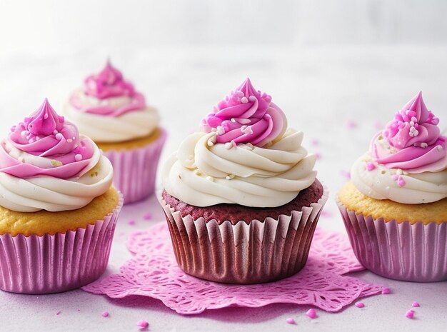 deliciosa foto de pastel de taza