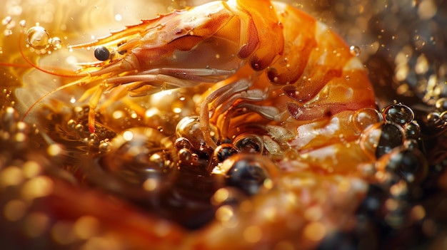 Deliciosa fotografia de comida em close-up para cartazes de IA generativa