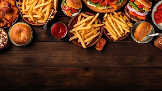 Deliciosa hamburguesa casera a la parrilla con tomate, queso, pepino y lechuga