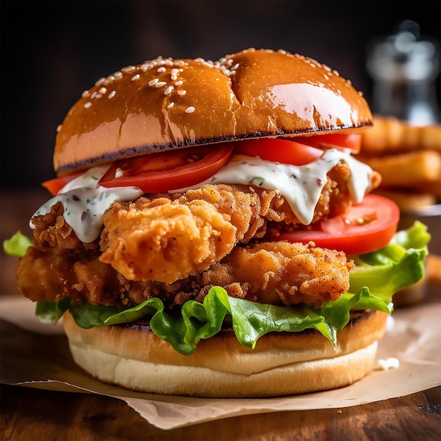 Foto una deliciosa hamburguesa con queso sobre un fondo blanco