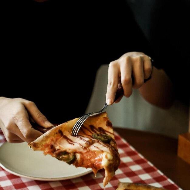 Deliciosa mezcla pizza comida italiana