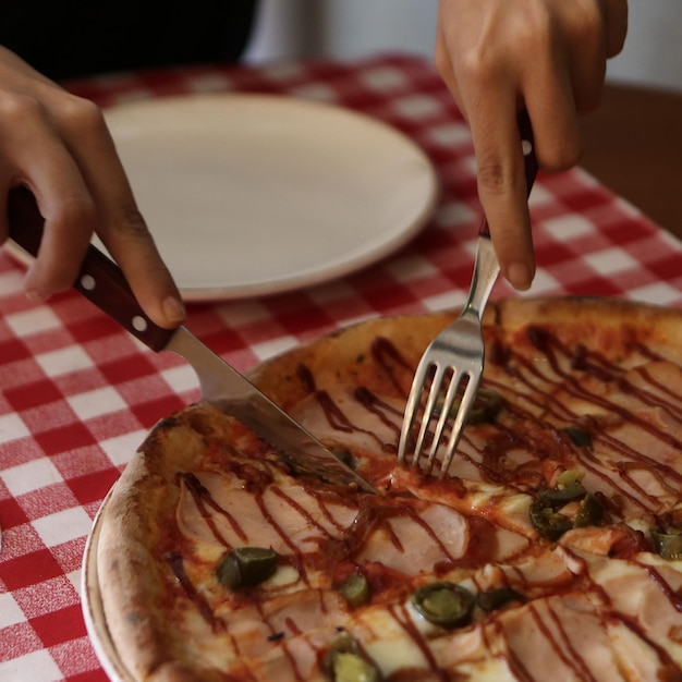 Deliciosa mezcla pizza comida italiana