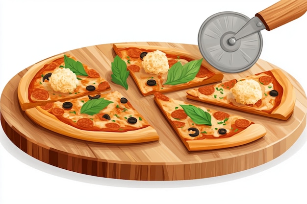 La deliciosa pizza de pepperoni