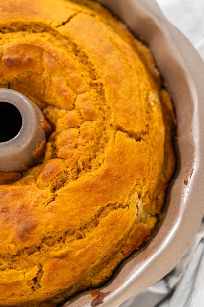 Deliciosa receita caseira de bolo de abóbora