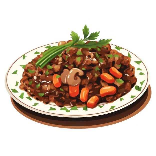 Deliciosa receita vegana de carne de vaca Bourguignon sem Muton