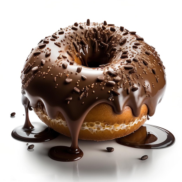 Deliciosa sobremesa de donut envidraçada ai