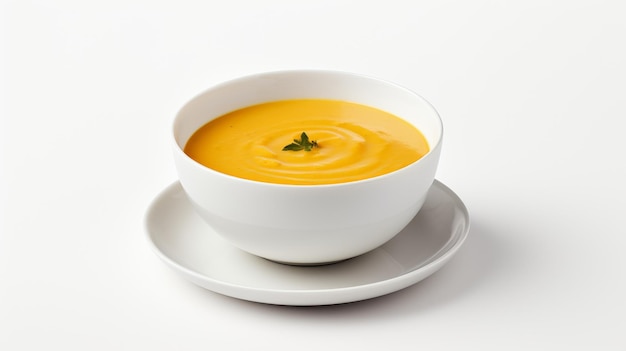 Deliciosa sopa de cenoura num copo branco Greg Olsen inspirado