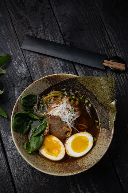 deliciosa sopa preparada no restaurante