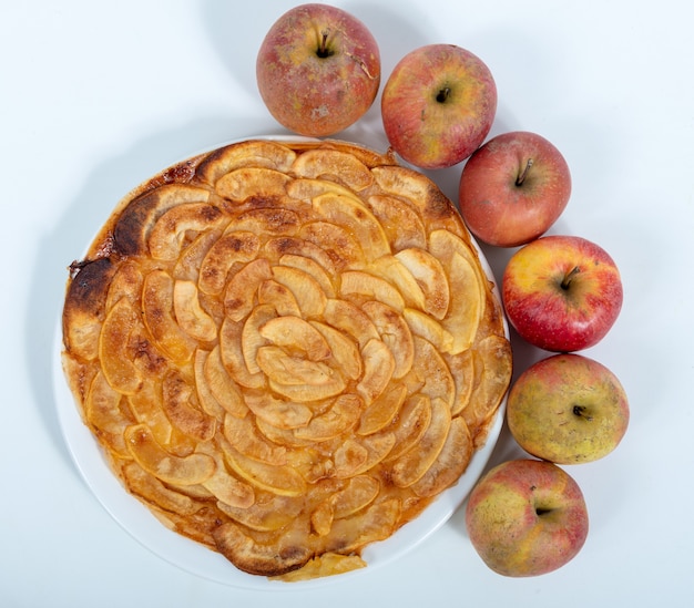 Deliciosa tarta de manzana casera