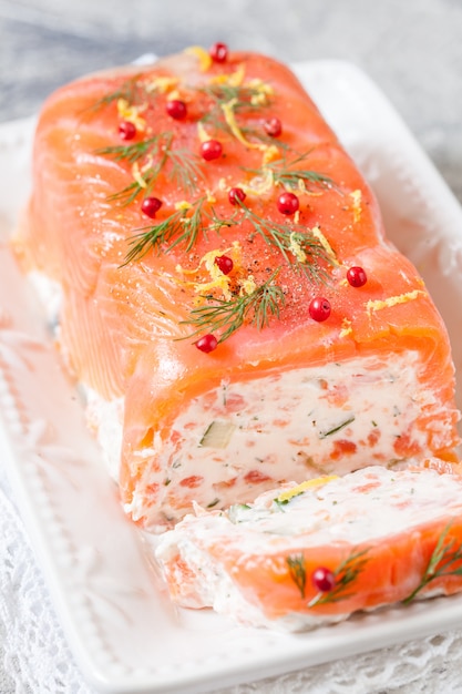 Deliciosa terrina de salmón