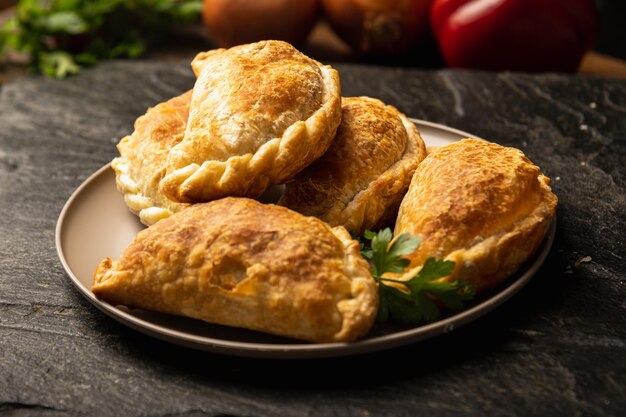 Deliciosamente autêntico Capturando a essência das tradicionais empanadas de carne argentina