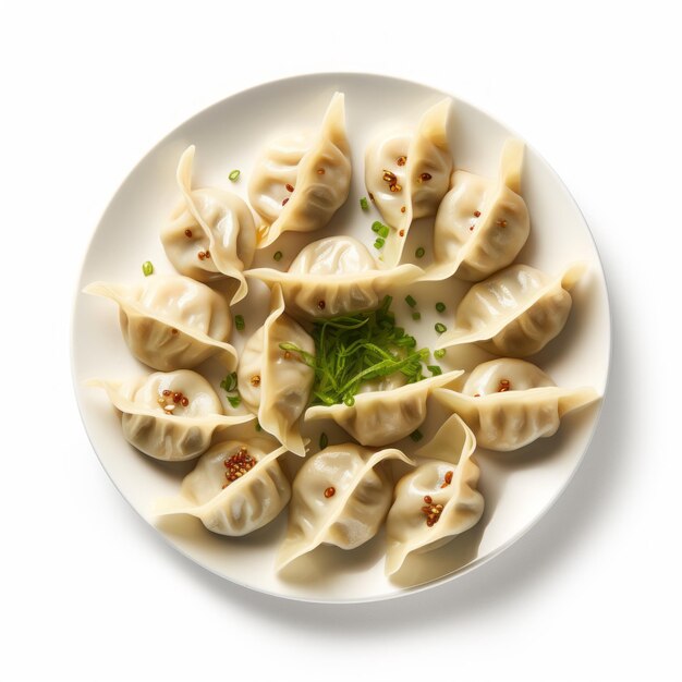 Foto deliciosas albóndigas un banquete visual de frescura en un plato blanco