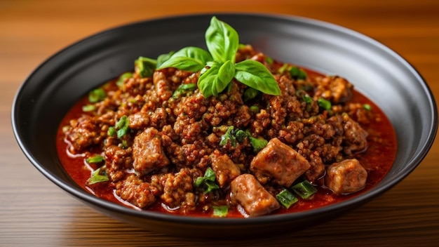 Deliciosas albóndigas en una rica salsa de tomate listas para ser saboreadas