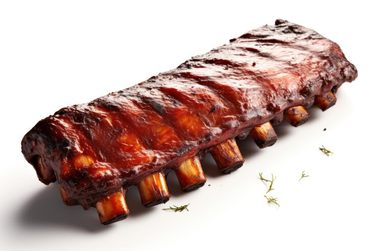 Deliciosas costillas de cerdo a la parrilla