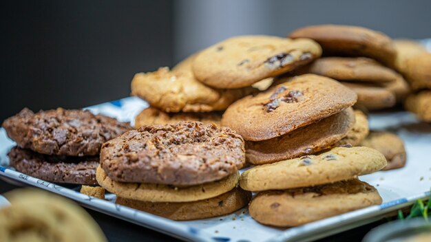 Deliciosas galletas de cereales al horno