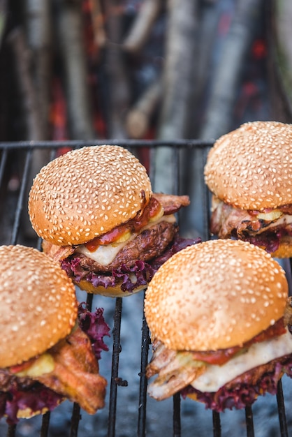 Deliciosas hamburguesas caseras