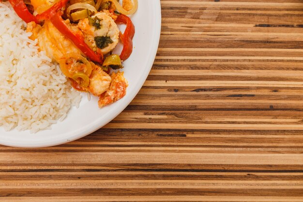 Delicioso bacalao con arroz