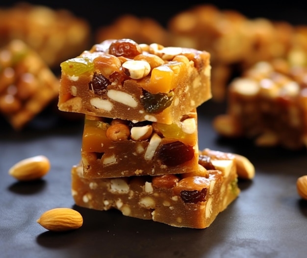 El delicioso Chikki de frutas secas