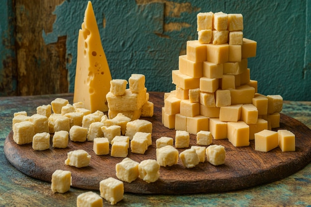 El delicioso cubo de queso