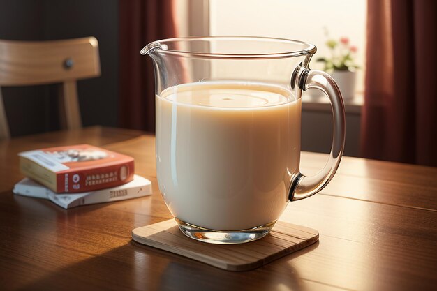 Foto delicioso desayuno leche bebida nutrición salud bebida favorita leche fondo de pantalla