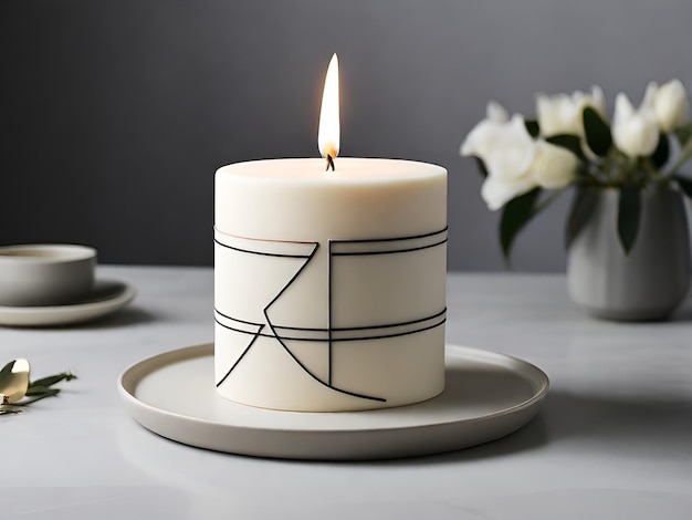 Foto delicioso feliz pastel de cumpleaños con velas