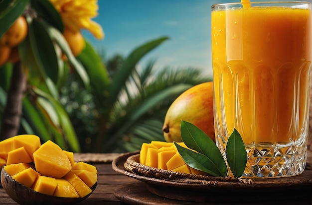 El delicioso jugo de mango de Libation