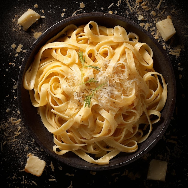 delicioso macarrão espaguete e tomate comida italiana