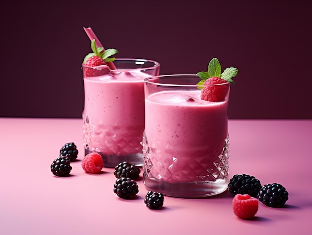 Delicioso y nutritivo Desbloquear los beneficios para la salud con nuestra receta de batido de yogur de bayas