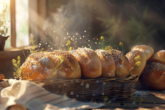 El delicioso olor del pan recién horneado