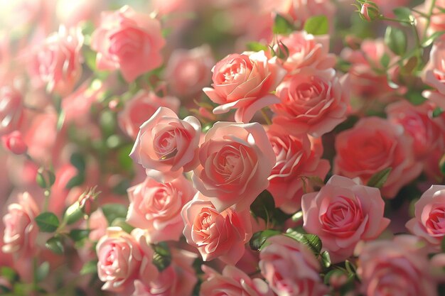 El delicioso olor de las rosas recién florecidas