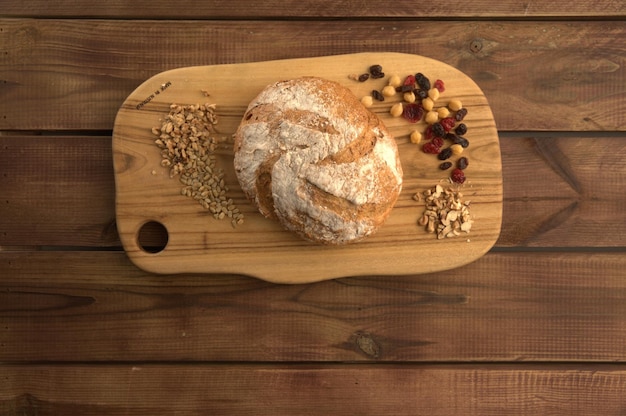 Delicioso pan casero hecho en casa