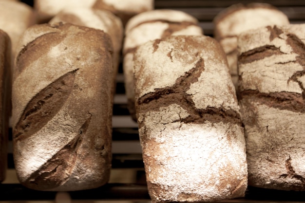 Foto delicioso pão assado estético natural