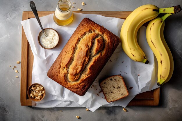 delicioso pão de banana