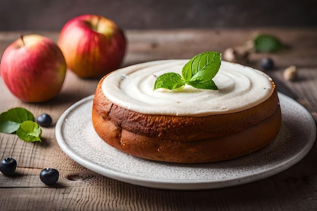 Delicioso pastel de manzana