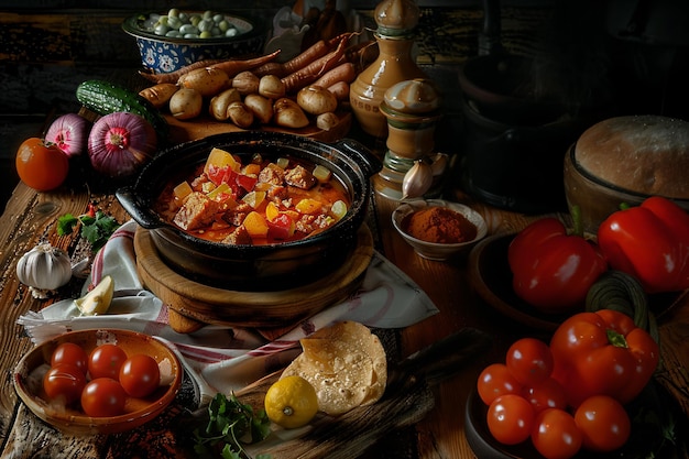 Foto delicioso plato tradicional mexicano fotografía en primer plano