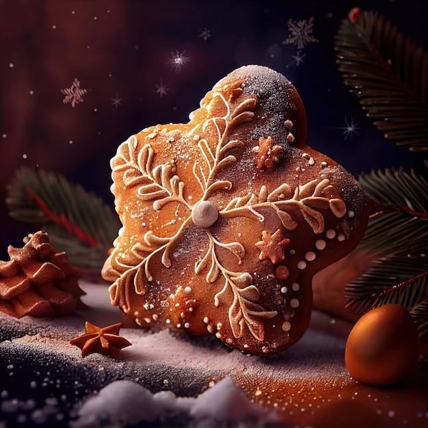 Deliciosos biscoitos caseiros de Natal e outras guloseimas de Natal