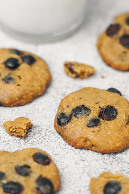 Foto deliciosos biscoitos choco chips