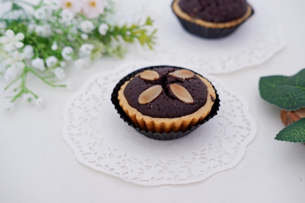 deliciosos biscoitos de chocolate como pano de fundo