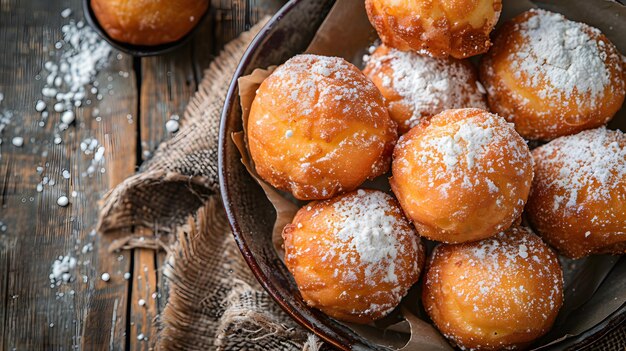 Deliciosos Bunuelos Fazem Uma Experiência Celestial de Biscoitos