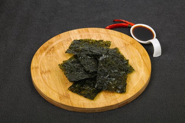 Deliciosos chips de nori