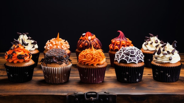 Deliciosos cupcakes de Halloween