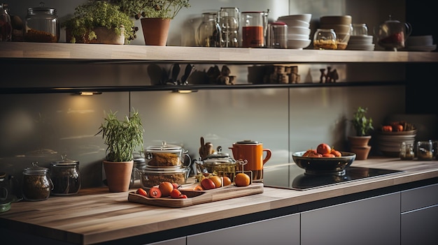 deliciosos legumes frescos cozidos na mesa da cozinha