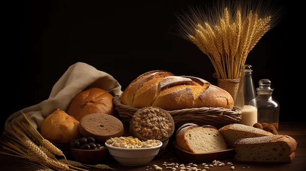 Deliciosos y nutritivos alimentos a base de trigo para una alimentación equilibrada