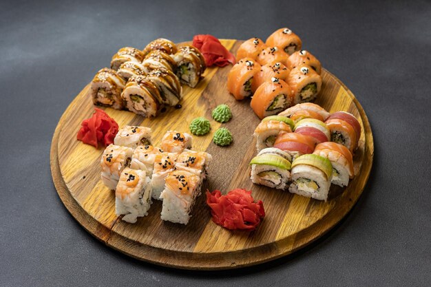 deliciosos panecillos del restaurante japonés